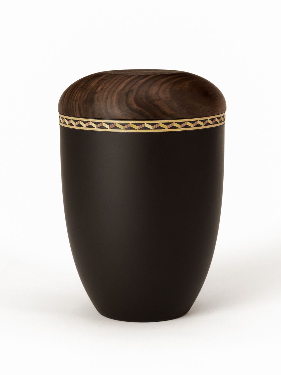 Holz-Naturstoffurne INT3-ant INTARSIE 3 anthrazit Holz-Naturstoffurne INT3-ant INTARSIE 3 anthrazit