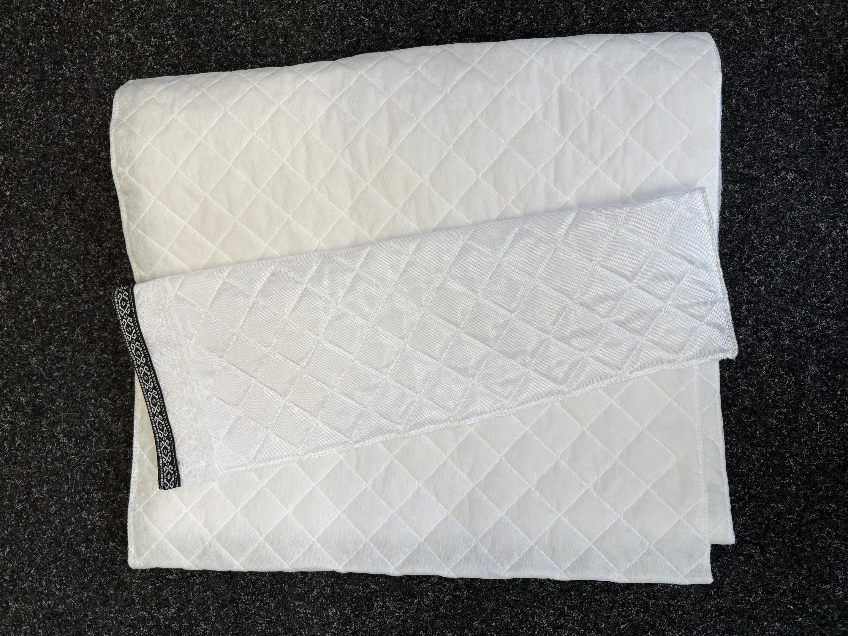 Sargvolant WS mit Sargband s/w Spitze (lose) Sargvolant WS mit Sargband s/w Spitze (lose)