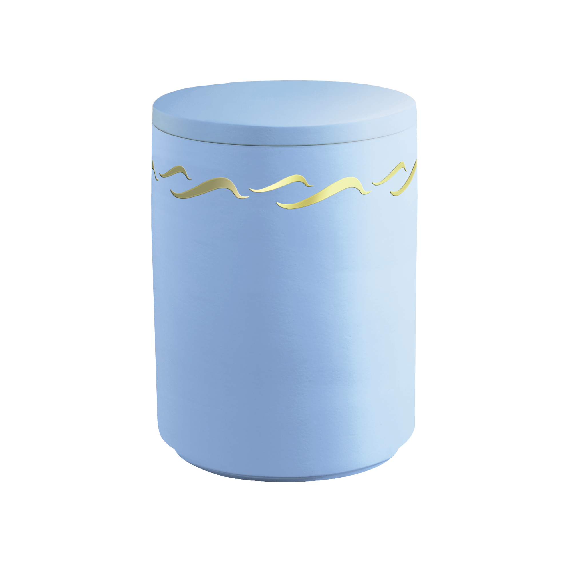 Urne 36248 BRISE AQUA atlantikblau gold Urne 36248 BRISE AQUA atlantikblau gold