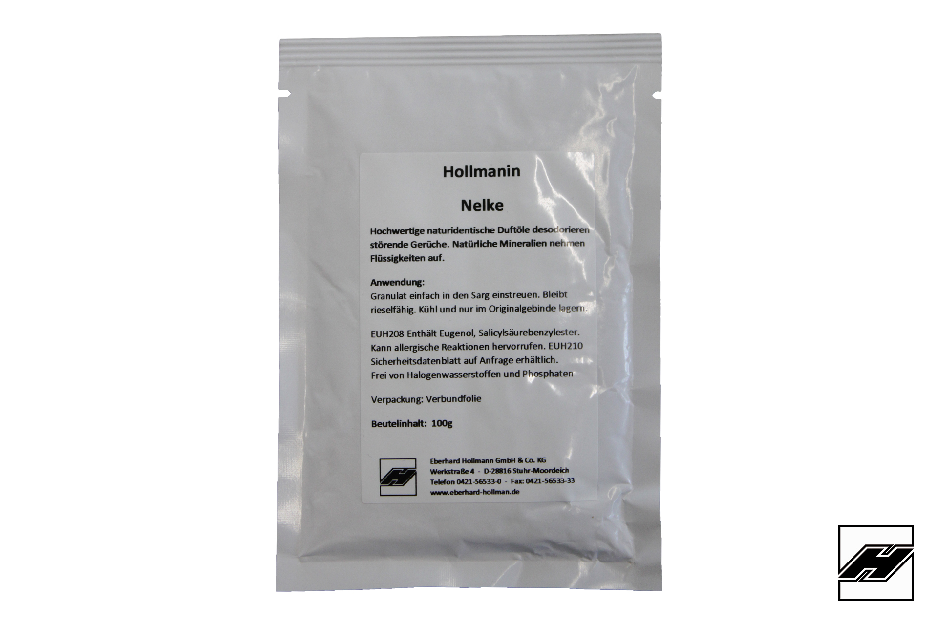Hollmanin Geruchsneutralisator - Pulver - 100g p. Beutel