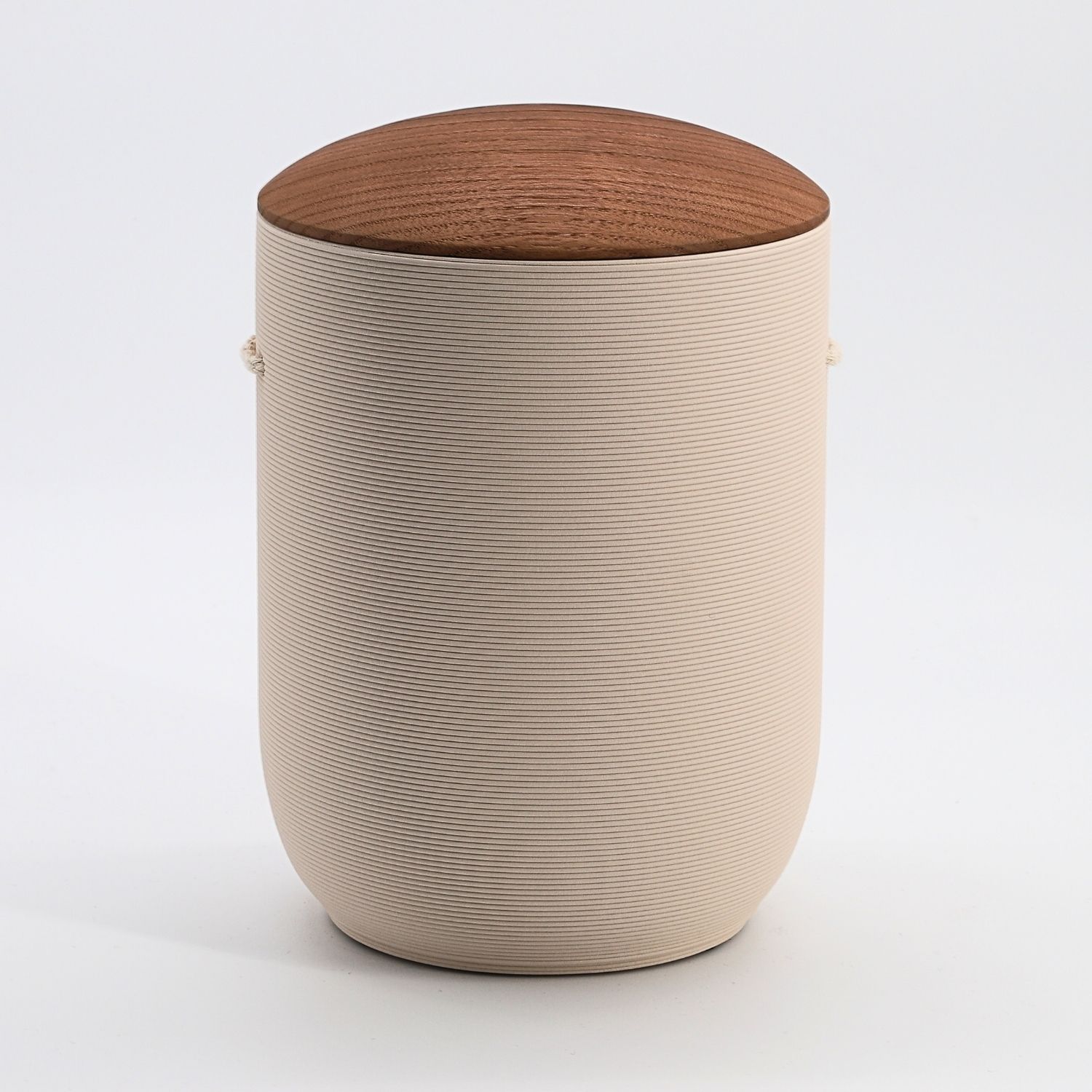 Urne 102805 Mira creme, Deckel Kastanie